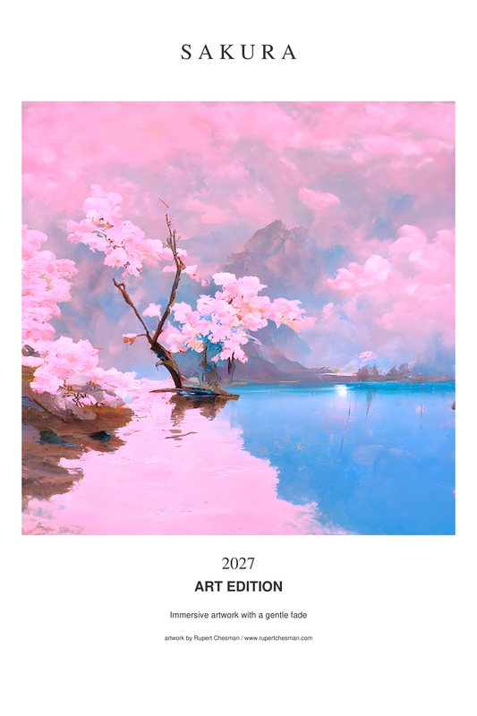 Cover of the Sakura 2027 Art Edition wall calendar